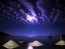 Kargi Bay by nacht
